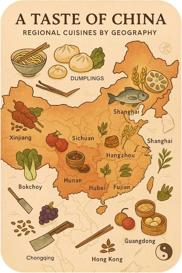 Cuisine Map of China