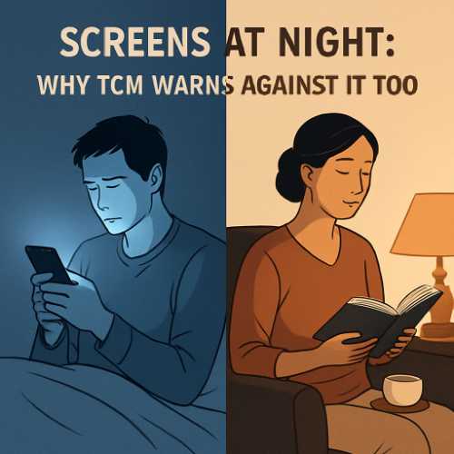 Screens at night