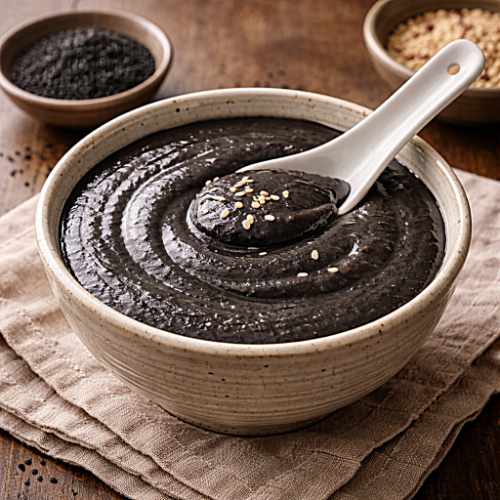Black Sesame Pudding