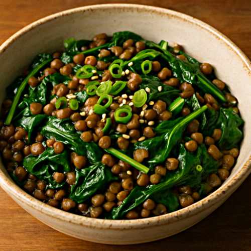 Lentil and Spinach