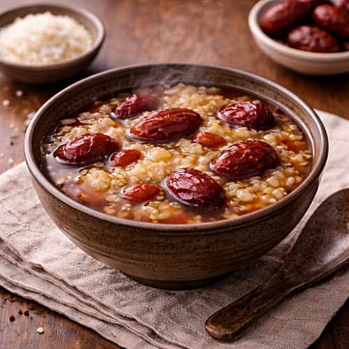 Rice and Date Soup
