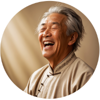Energic laughing